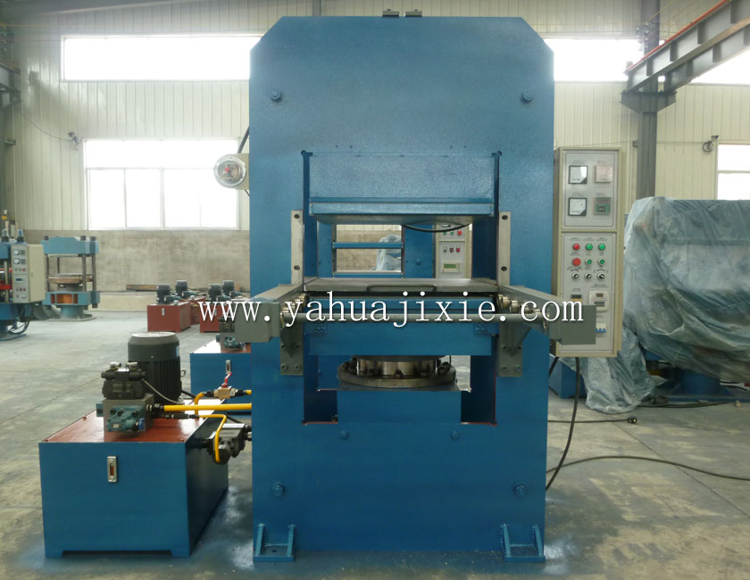 200T自動(dòng)控制帶手動(dòng)推拉模裝置硫化機(jī)