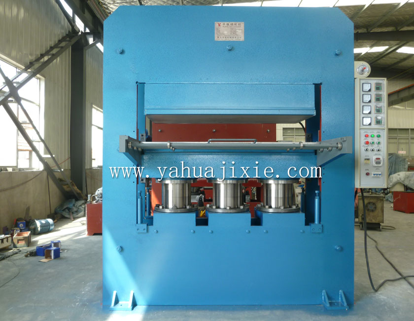 300T框式自動(dòng)控制帶手動(dòng)推拉模裝置硫化機(jī)