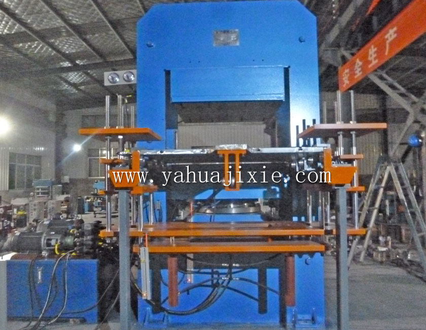 500Tplc控制自動(dòng)推出，帶自動(dòng)頂出框式硫化機(jī)