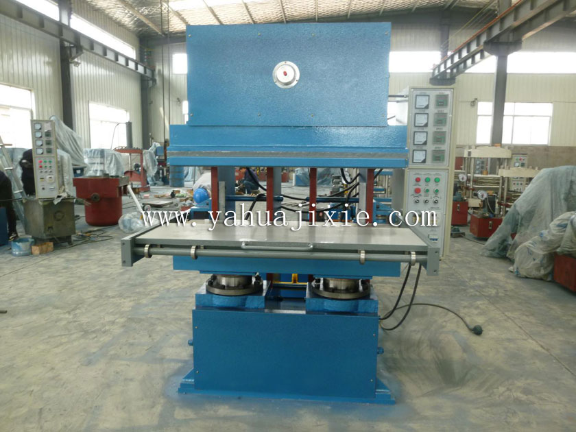 鄂式帶手動推拉模裝置硫化機(jī)