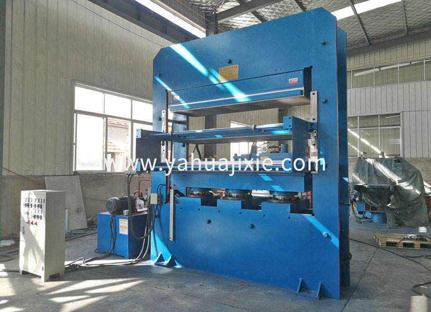 PLC帶自動(dòng)推拉模裝置硫化機(jī)